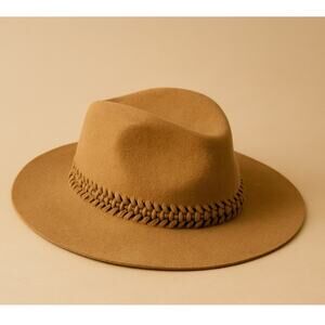 SAKS Fifth Avenue Felted Wool Braided Band Hat